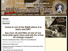 Tablet Screenshot of mymechanicsplace.com